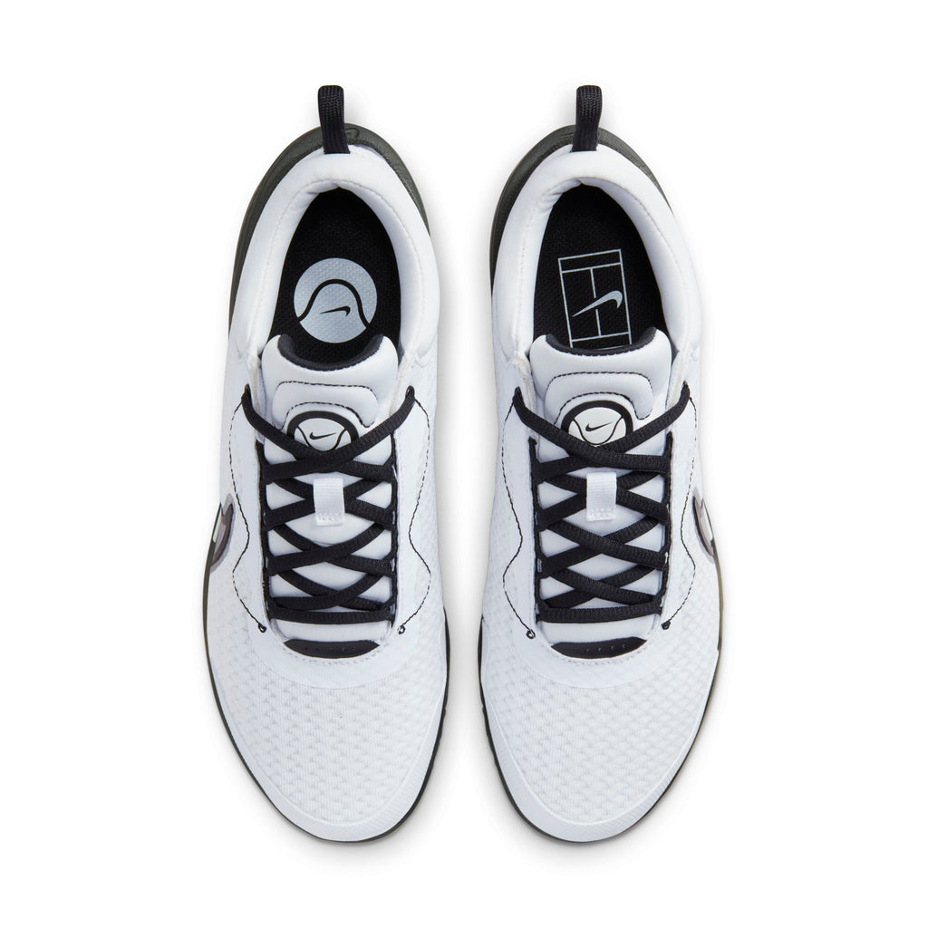 [DV3285-100] Womens Nike COURT ZOOM PRO HC 'WHITE BLACK (W)'