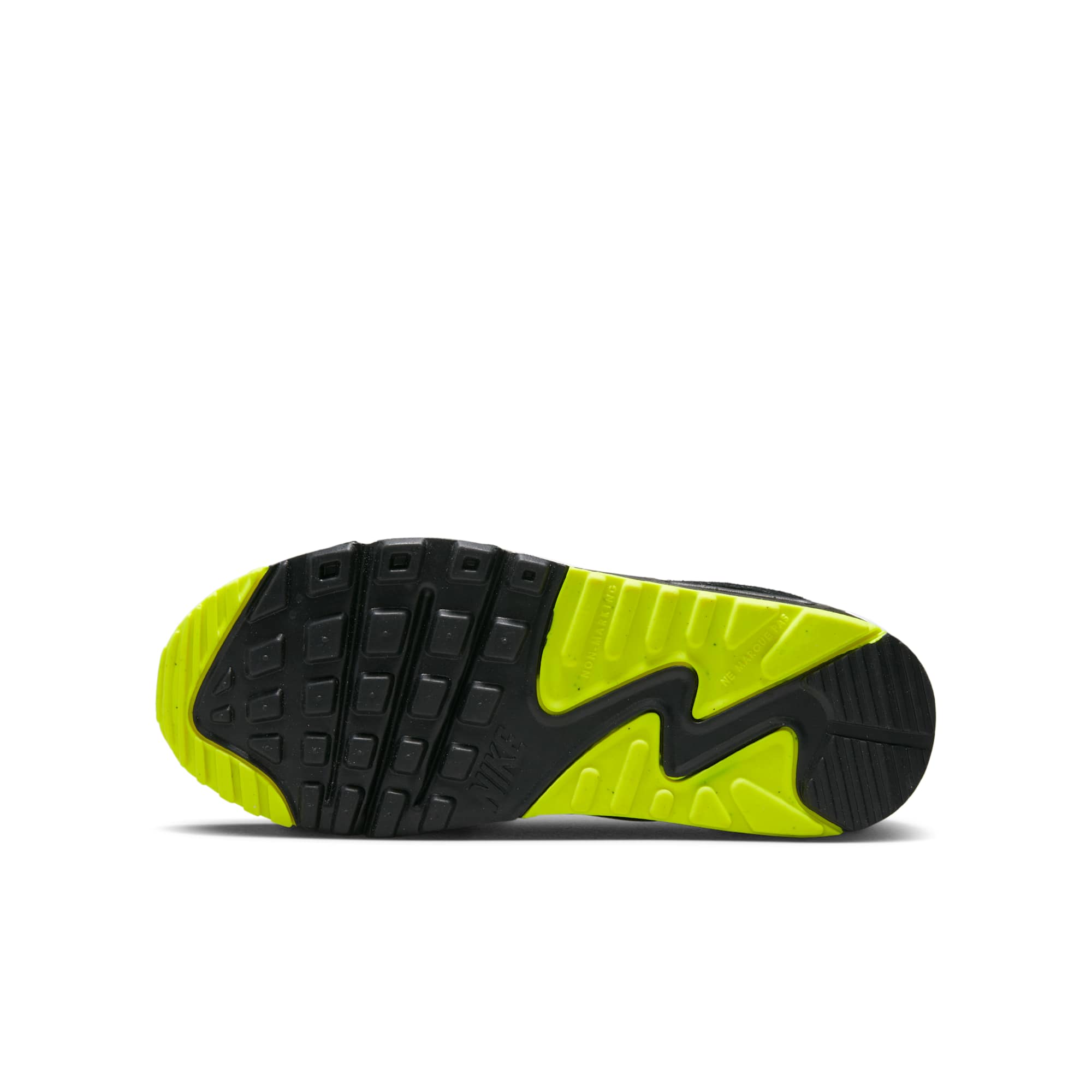 [DV3607-200] GRADE SCHOOL NIKE AIR MAX 90 LEATHER 'MEDIUM OLIVE VOLT' (GS)