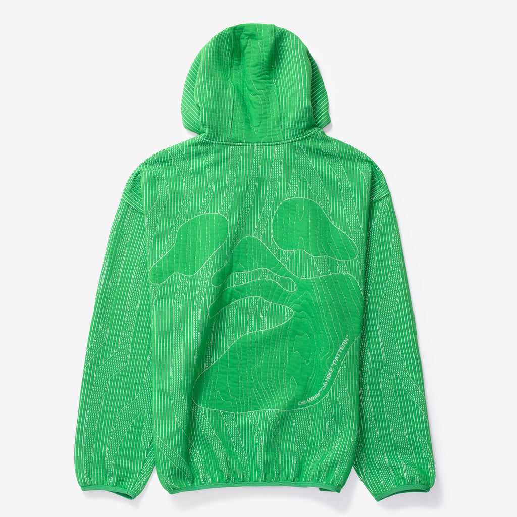 [DV4397-389] MENS NIKE X OFF-WHITE ENGINEERED HOODIE 'KELLY GREEN'