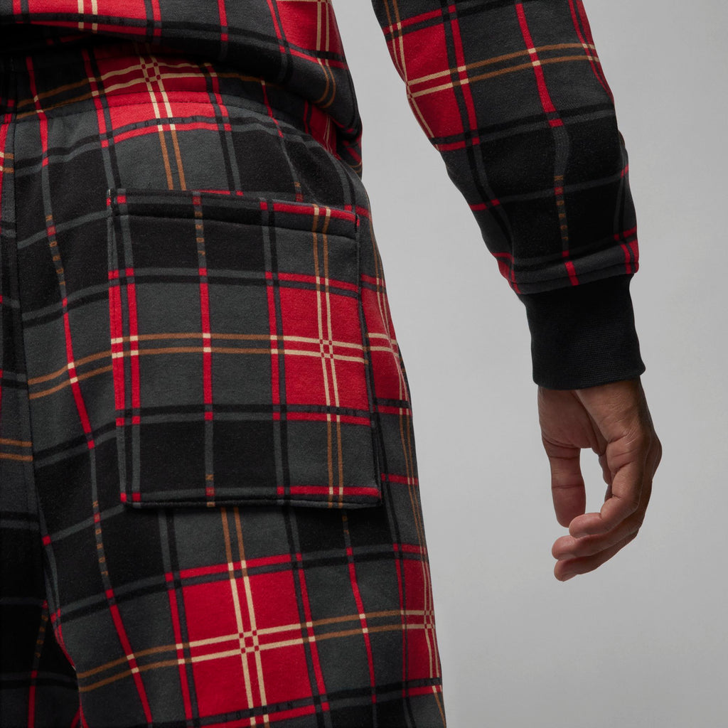 [DV9388-612] Mens Air Jordan ESSENTIAL HOLIDAY PLAID FLEECE PANTS
