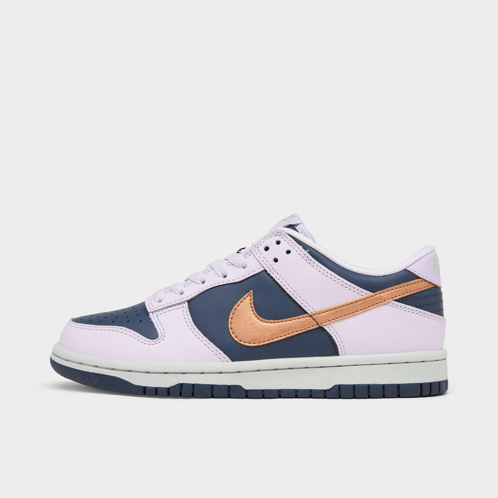 [DX1663-400] GRADE SCHOOL NIKE DUNK LOW SE 'COPPER SWOOSH (GS)'