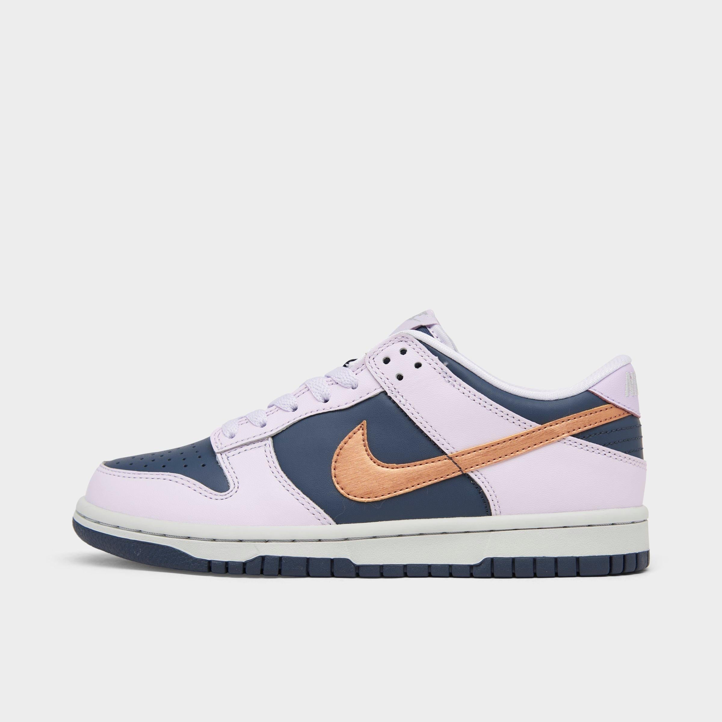 [DX1663-400] GRADE SCHOOL NIKE DUNK LOW SE 'COPPER SWOOSH (GS)'