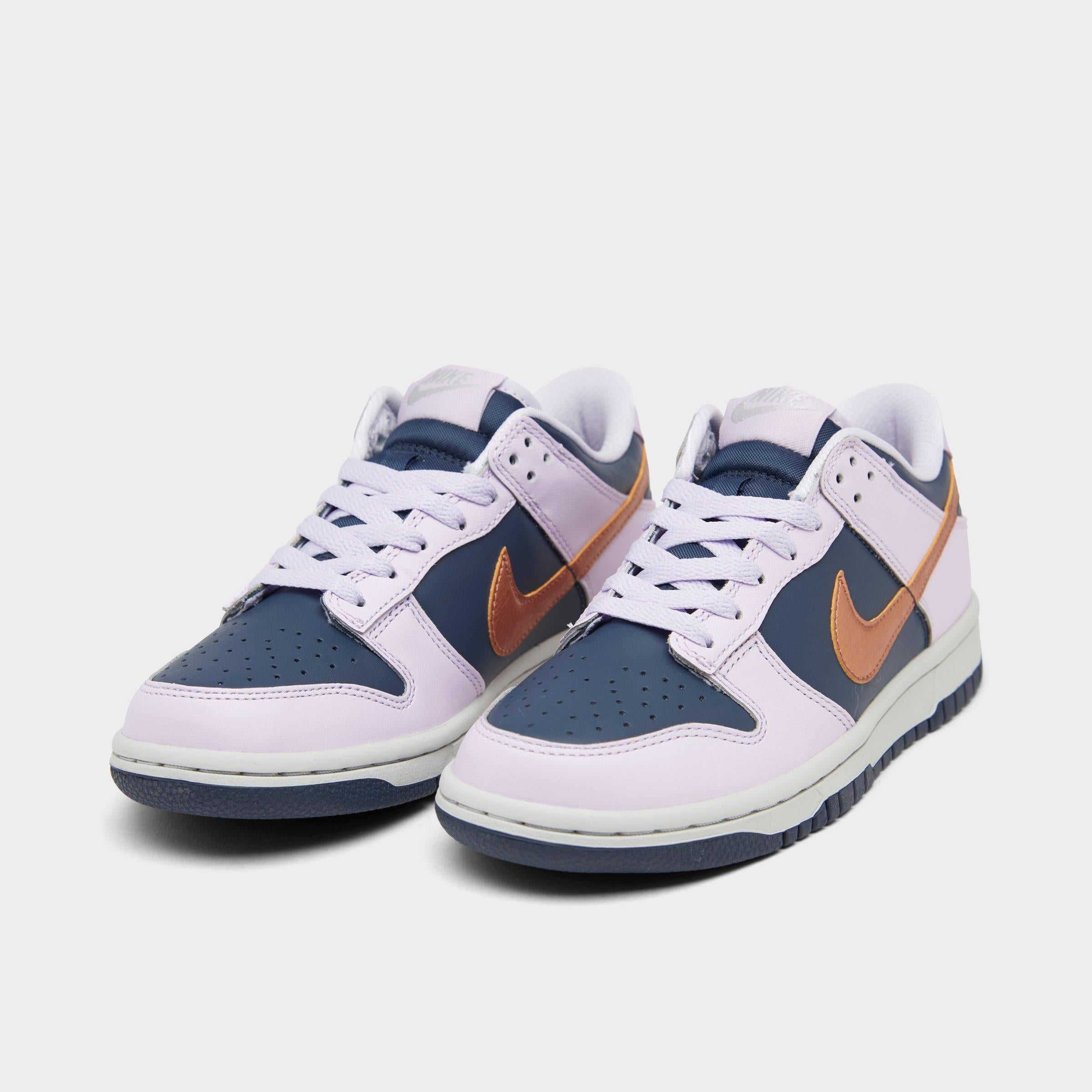 [DX1663-400] GRADE SCHOOL NIKE DUNK LOW SE 'COPPER SWOOSH (GS)'