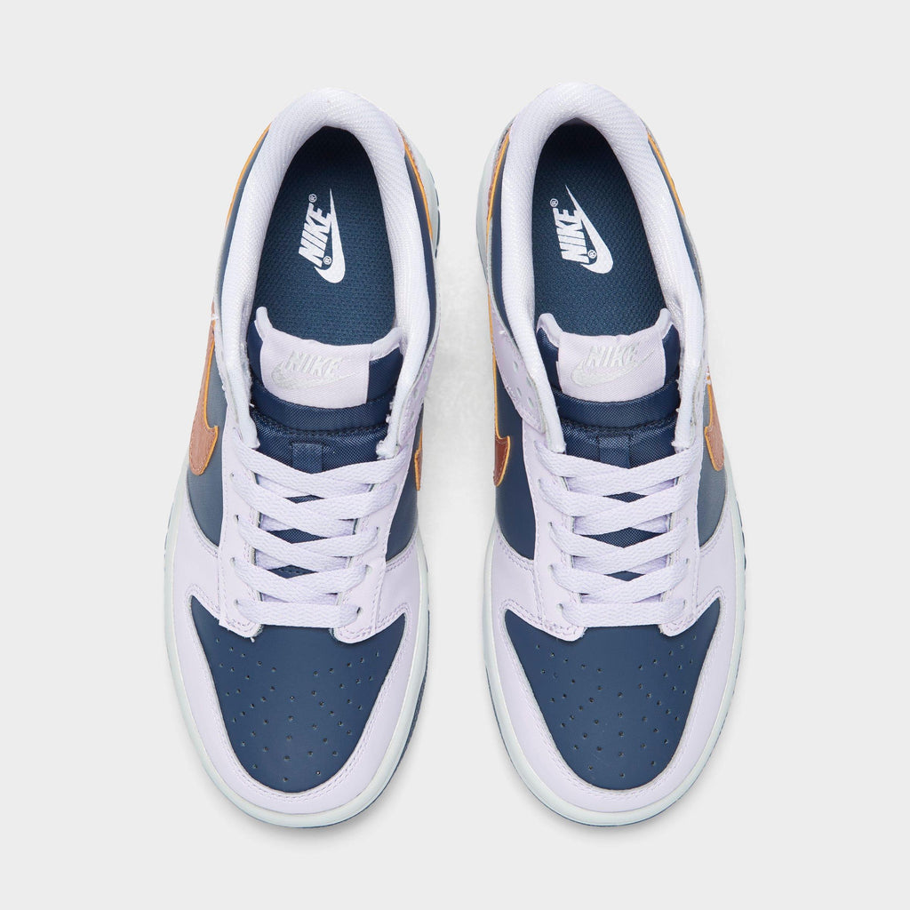 [DX1663-400] GRADE SCHOOL NIKE DUNK LOW SE 'COPPER SWOOSH (GS)'