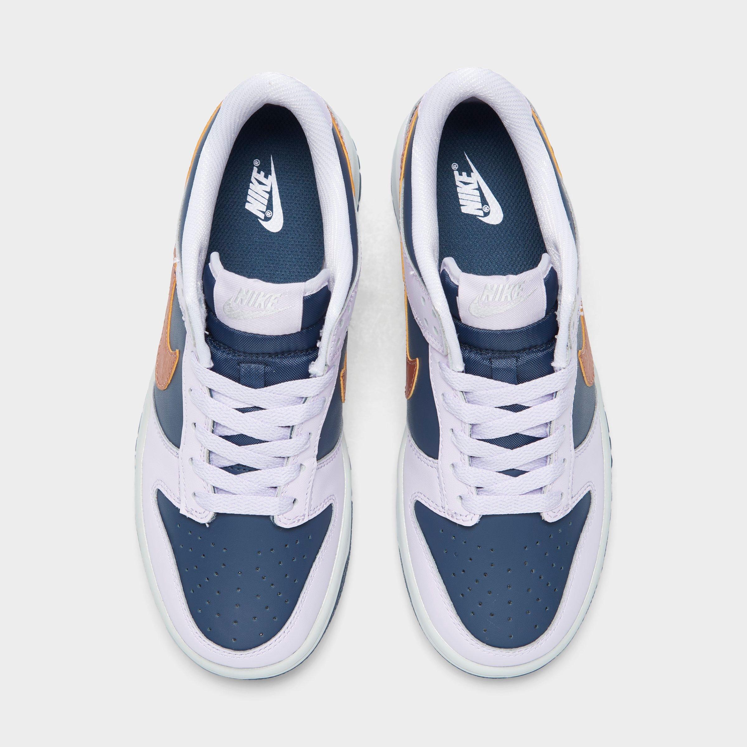 [DX1663-400] GRADE SCHOOL NIKE DUNK LOW SE 'COPPER SWOOSH (GS)'