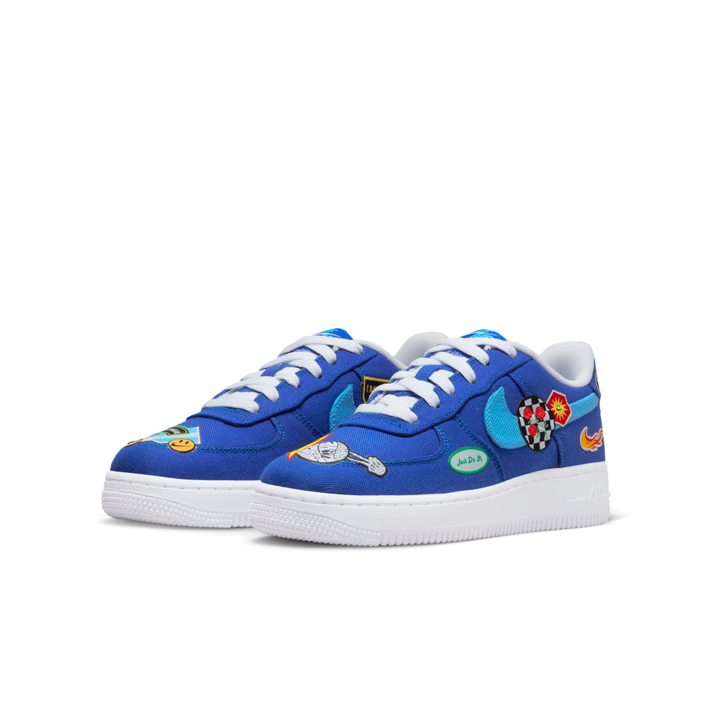 [DX2308-400] Grade School Nike AIR FORCE 1 LOW '07 PRM 'LOS ANGELES PATCHED UP (GS)'