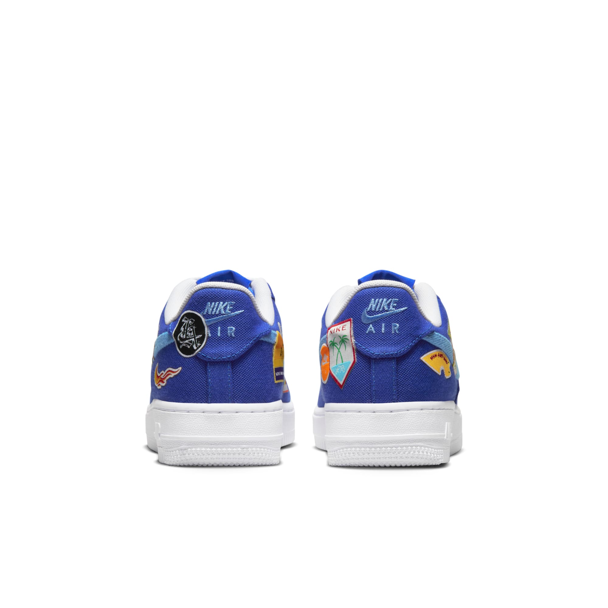 [DX2308-400] Grade School Nike AIR FORCE 1 LOW '07 PRM 'LOS ANGELES PATCHED UP (GS)'