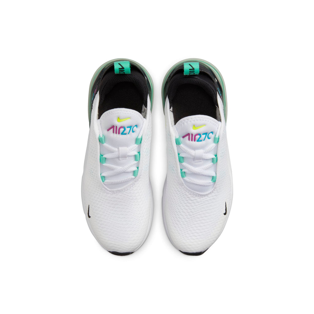 [DX3348-100] Preschool Nike AIR MAX 270 PS 'WHITE VOLT'