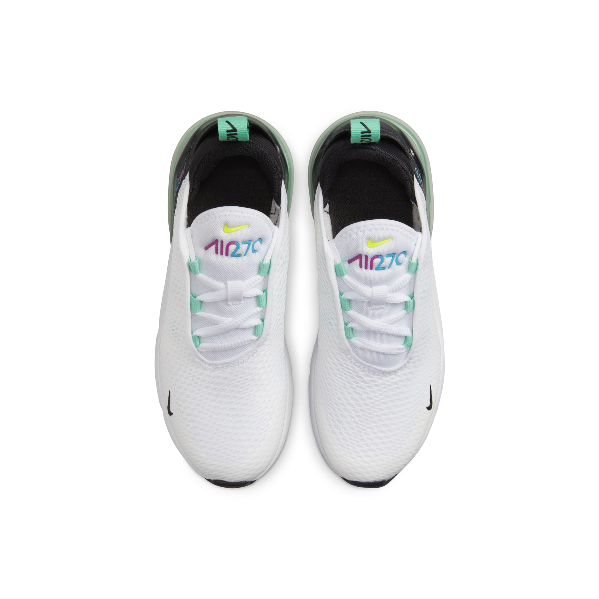 [DX3348-100] Preschool Nike AIR MAX 270 PS 'WHITE VOLT'