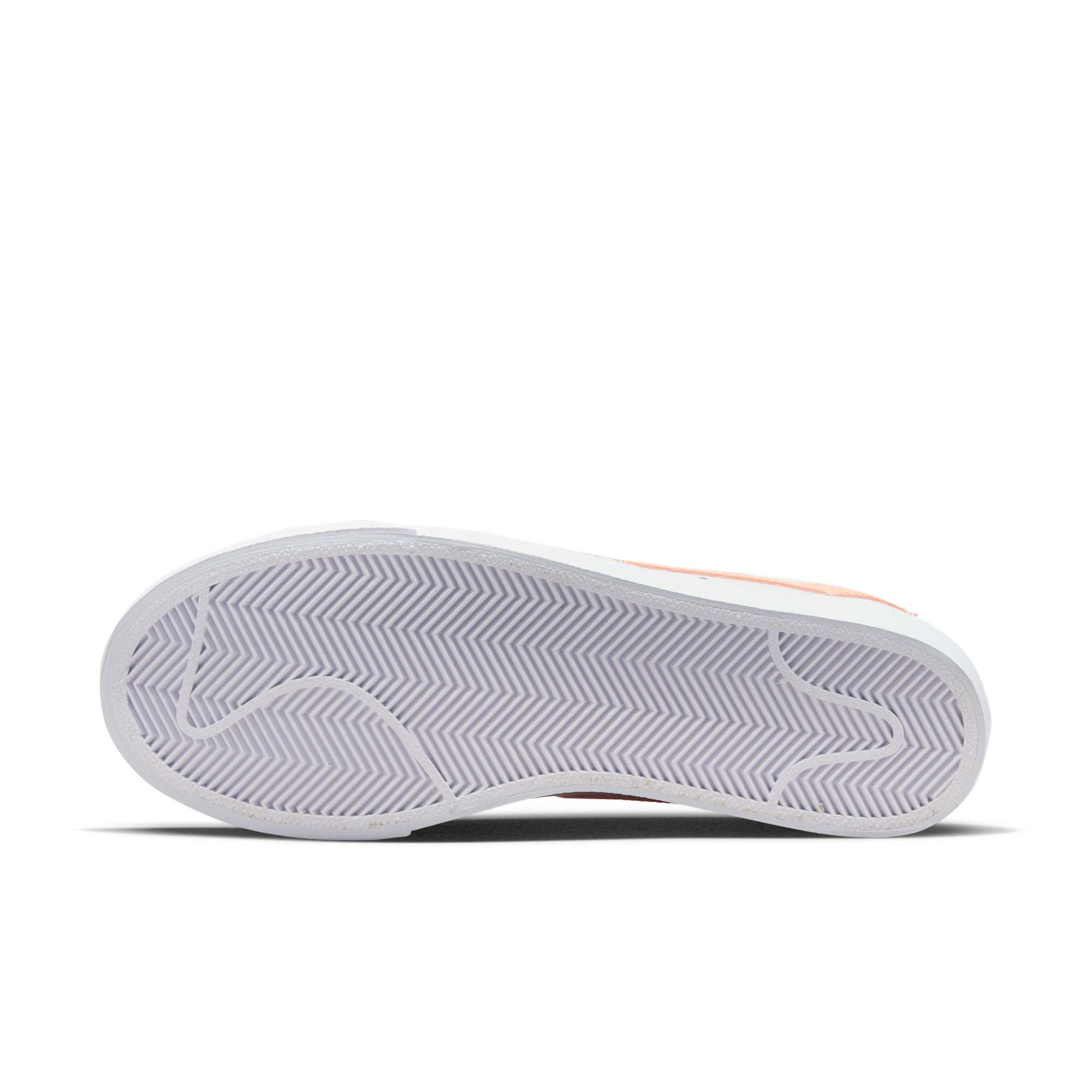 [DX3719-100] WOMENS NIKE BLAZER LOW PLATFORM 'PEACH CREAM LIGHT THISTLE'