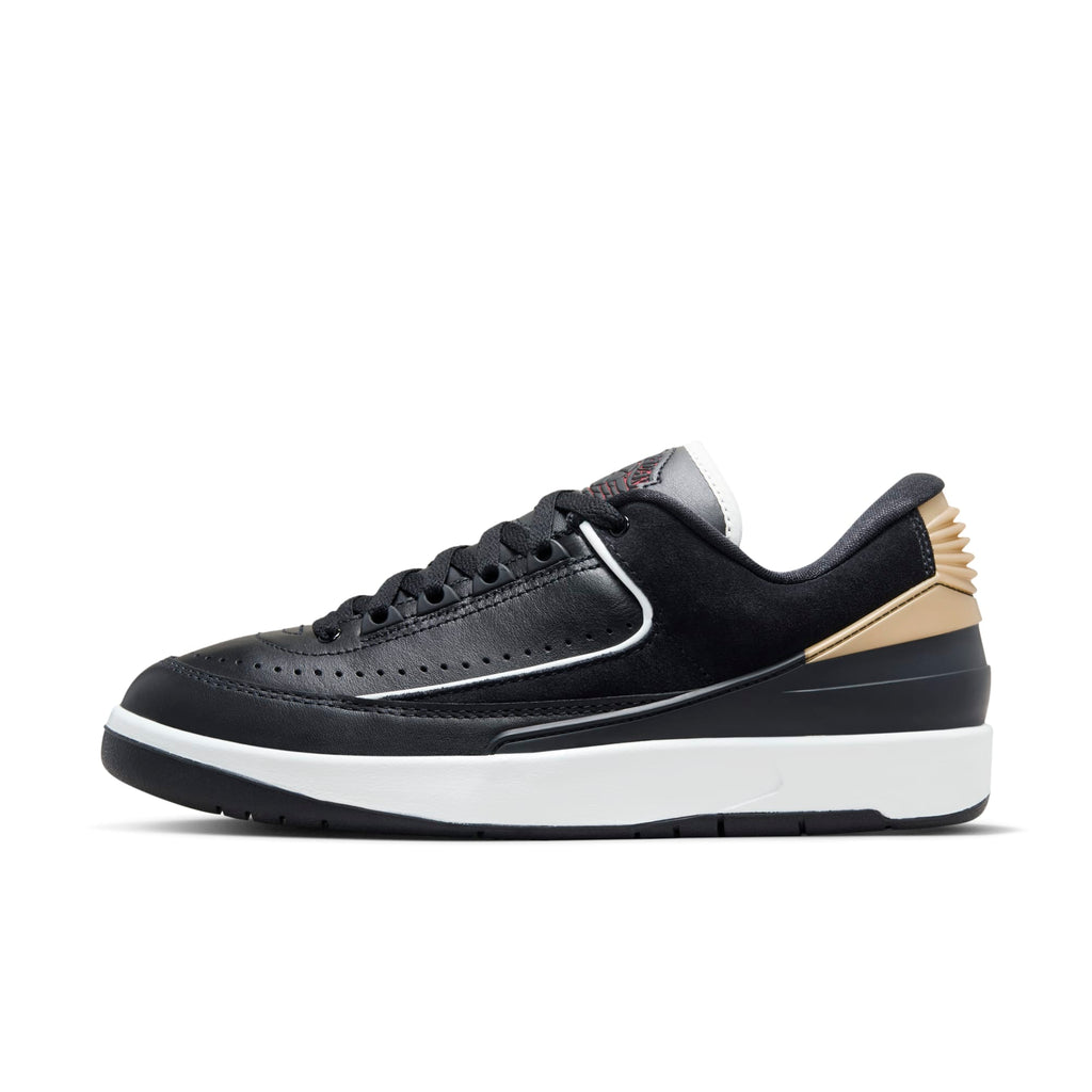 [DX4401-001] WOMENS AIR JORDAN RETRO 2 LOW "BLACK/VARSITY RED"