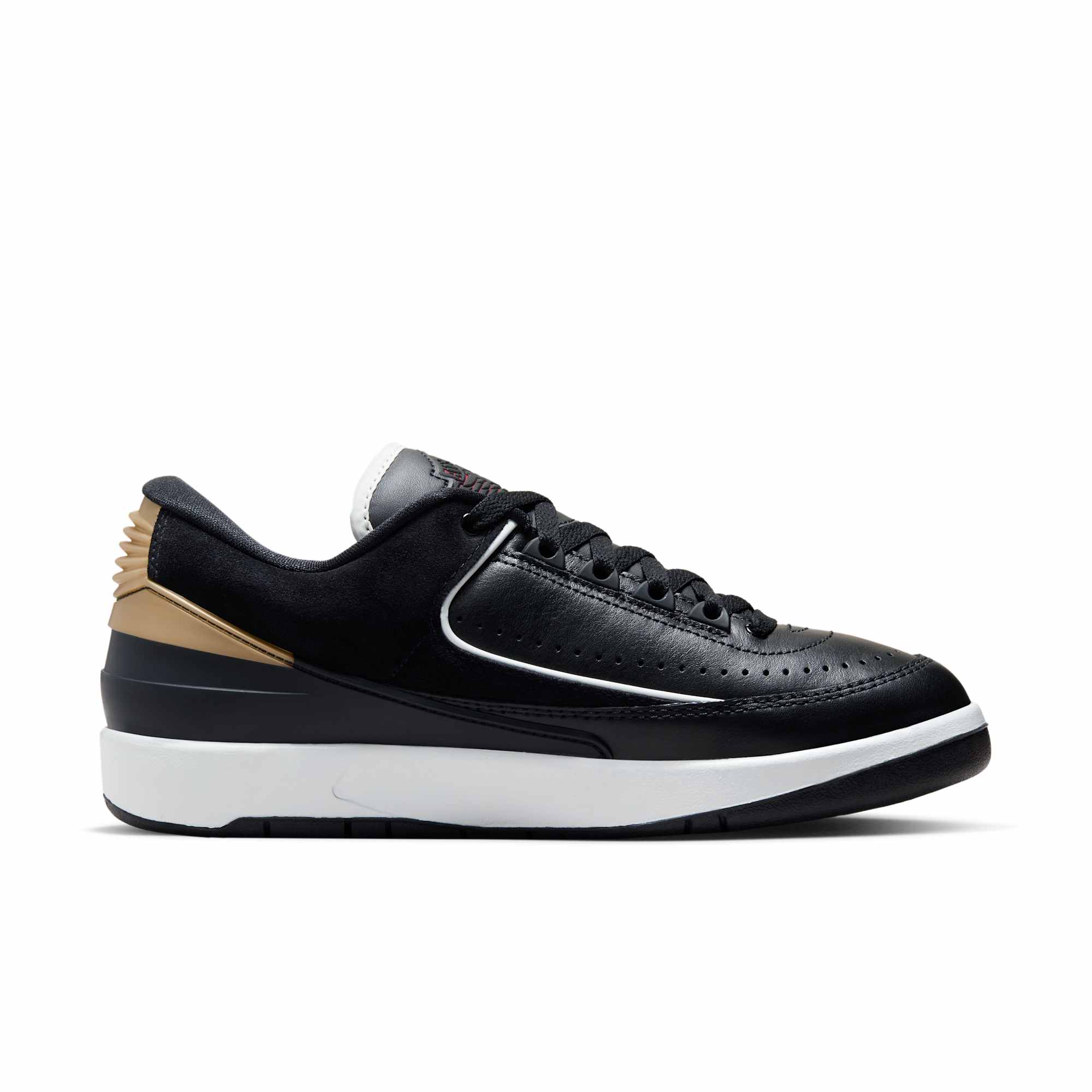 [DX4401-001] WOMENS AIR JORDAN RETRO 2 LOW "BLACK/VARSITY RED"