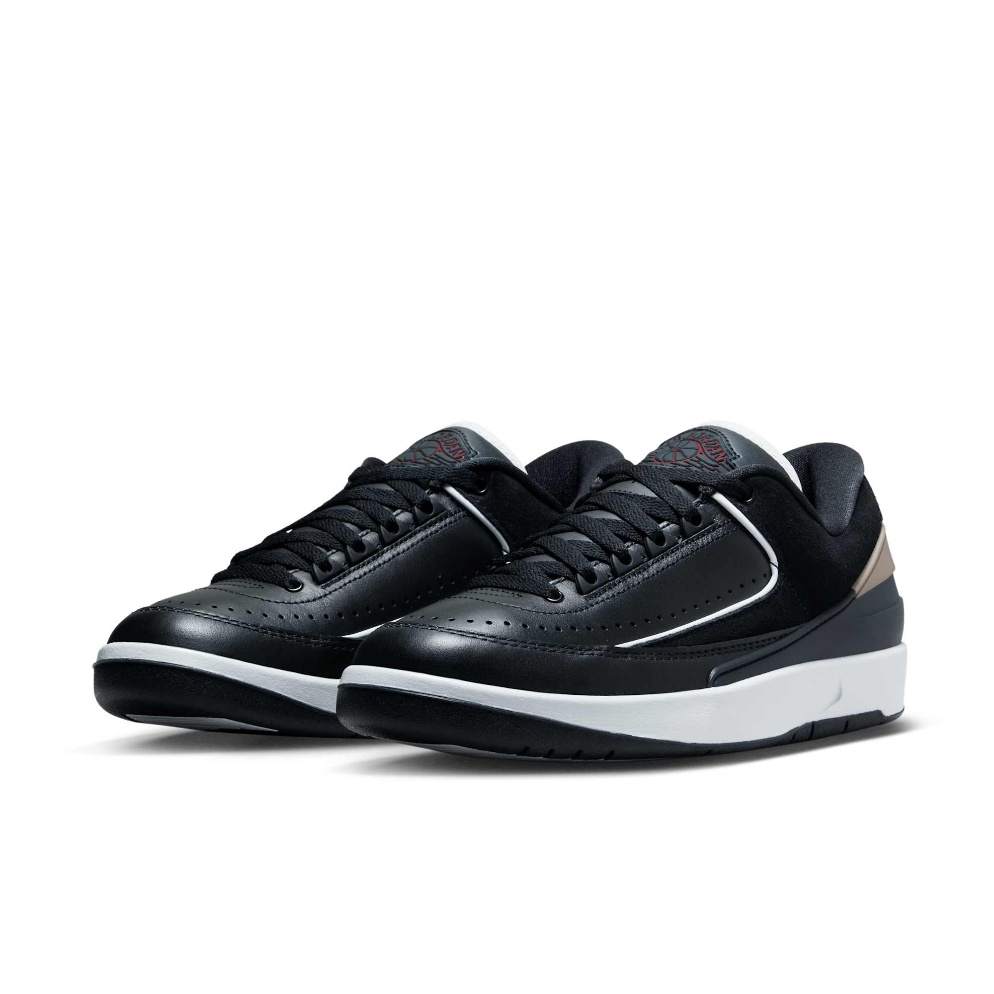 [DX4401-001] WOMENS AIR JORDAN RETRO 2 LOW "BLACK/VARSITY RED"