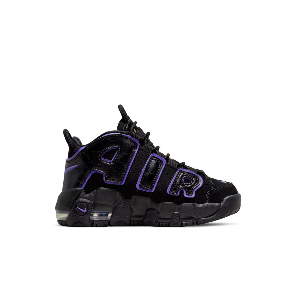 [DX5955-001] Preschool Nike AIR MORE UPTEMPO PS 'BLACK ACTION GRAPE'