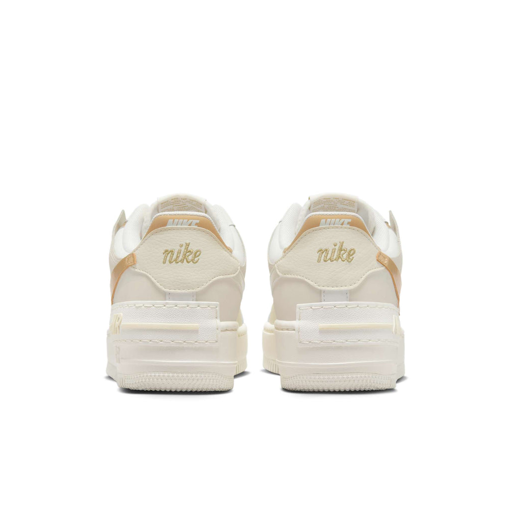 [DZ1847-108] Womens Nike AIR FORCE 1 SHADOW 'SAIL METALLIC GOLD'