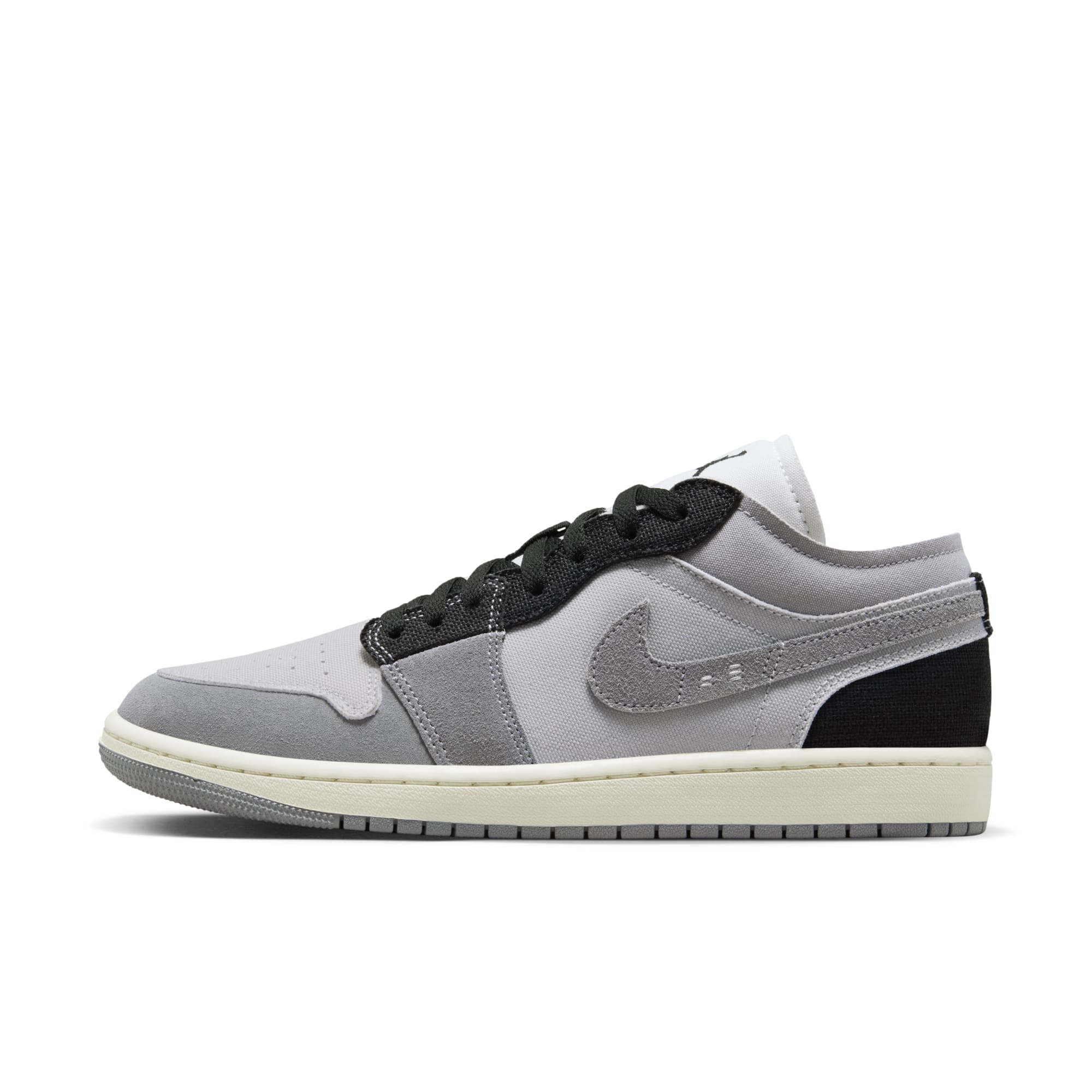 [DZ4135-002] Mens Air Jordan RETRO 1 LOW SE 'CRAFT INSIDE OUT CEMENT GREY'
