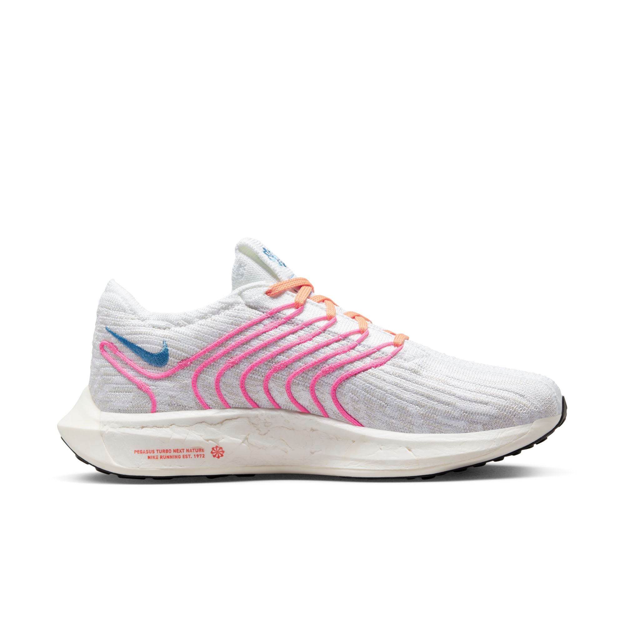 [DZ5221-100] Womens Nike PEGASUS TURBO NEXT NATURE 'WHITE PINKSICLE UNIVERSITY BLUE'