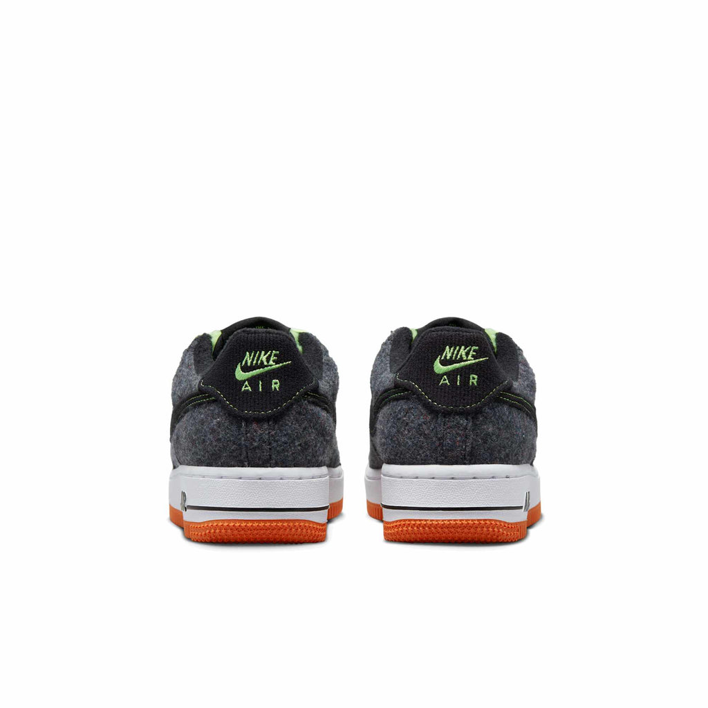 [DZ5287-001] GRADE SCHOOL NIKE AIR FORCE 1 LOW LV8 'BLACK GHOST GREEN'
