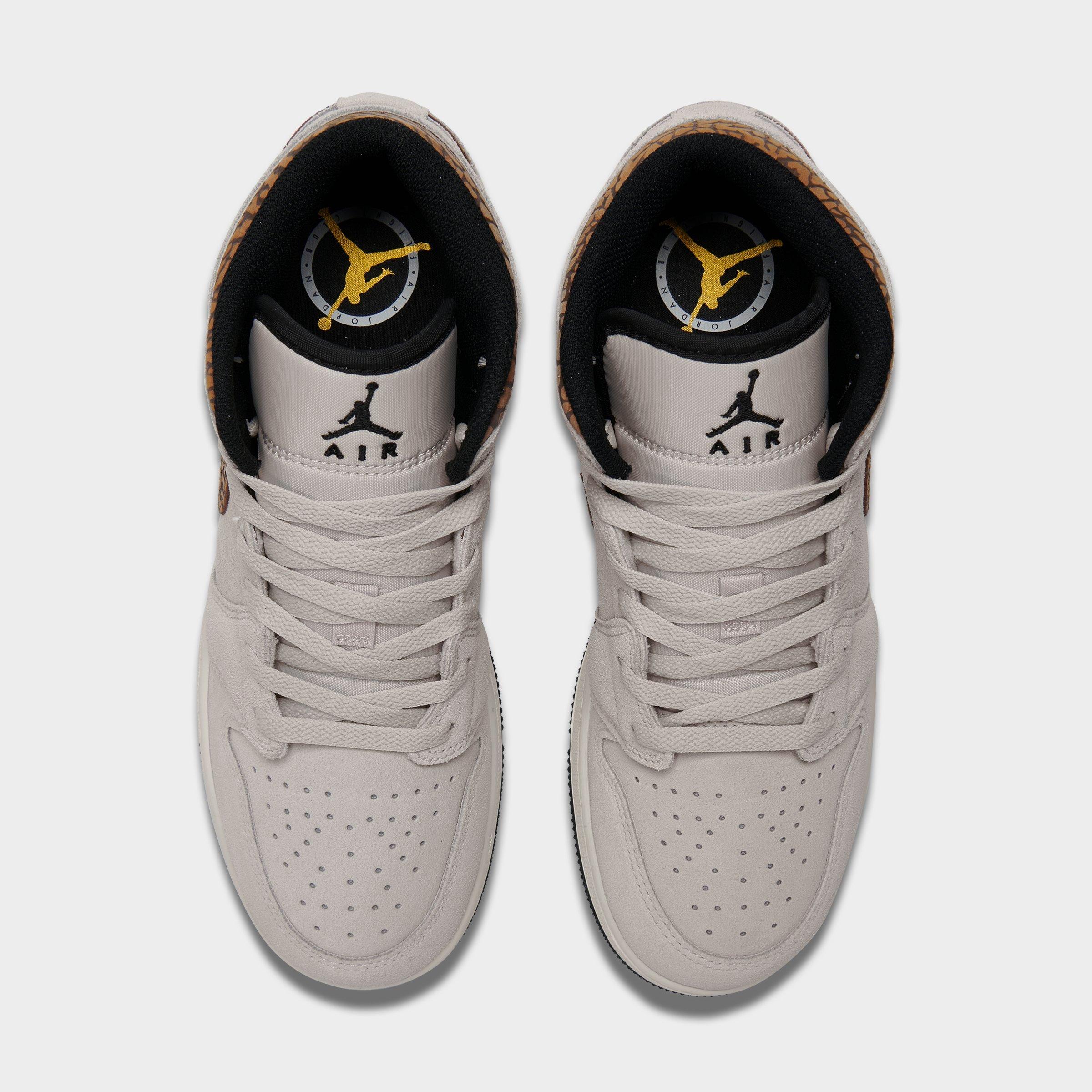 [DZ5369-102] GRADE SCHOOL AIR JORDAN RETRO 1 MID SE 'BROWN ELEPHANT (GS)'