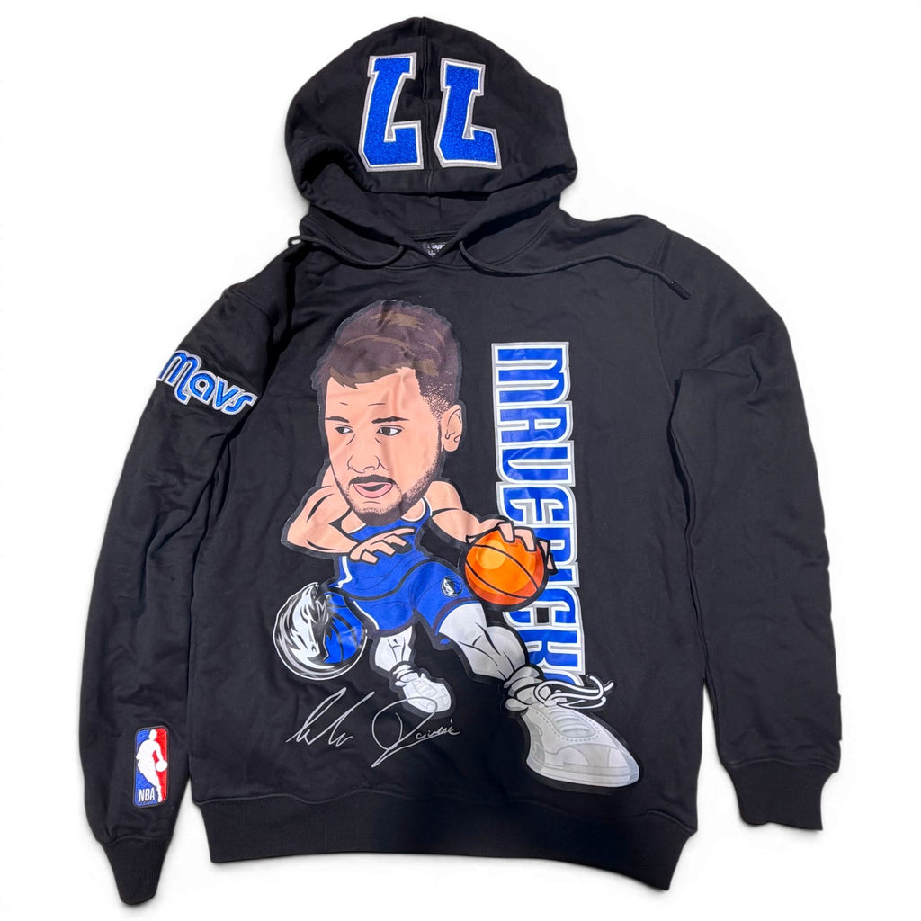 [BDM557084-BLK ] MENS PRO STANDARD NBA MAVS DONCIC PULLOVER HOODIE