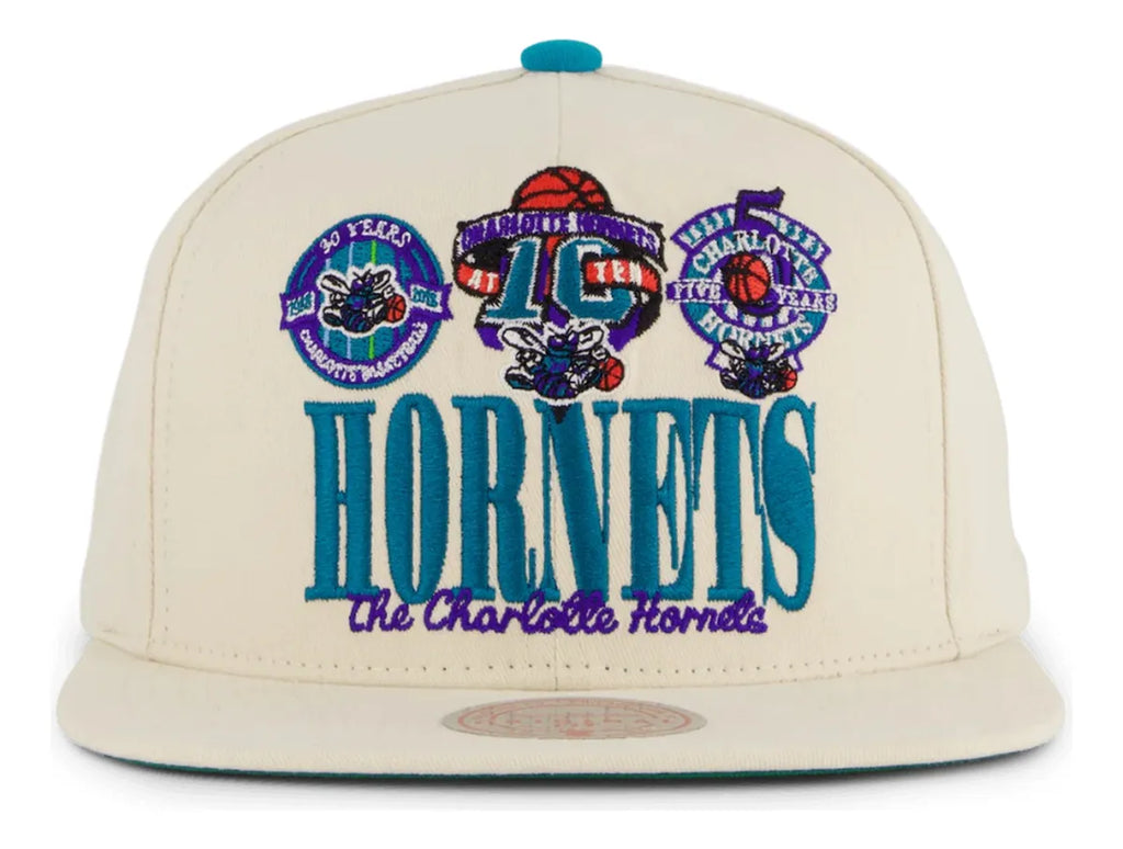MENS MITCHELL & NESS NBA REFRAME RETRO SNAPBACK HWC HORNETS