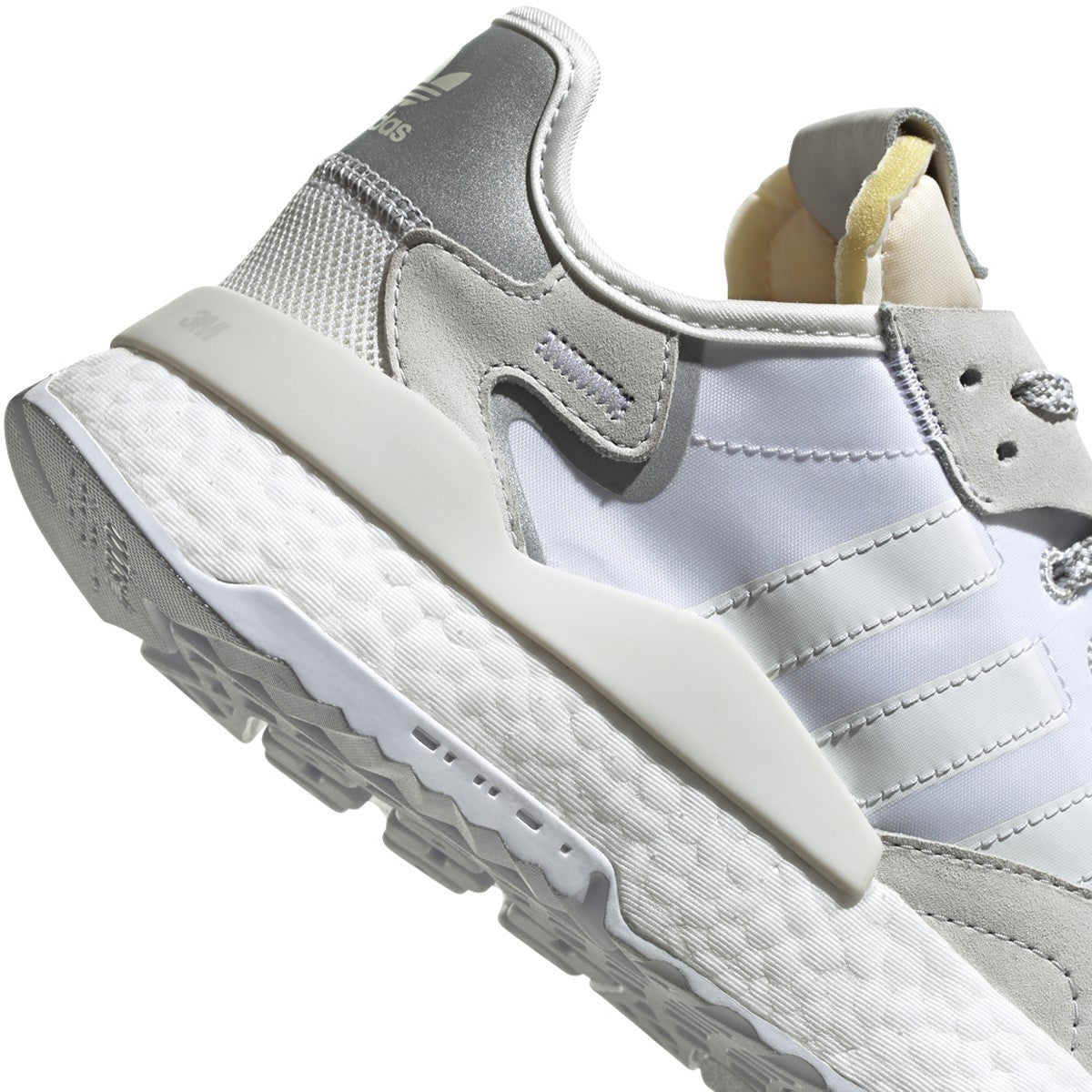 [EE5855] Mens Adidas NITE JOGGER '3M WHITE'