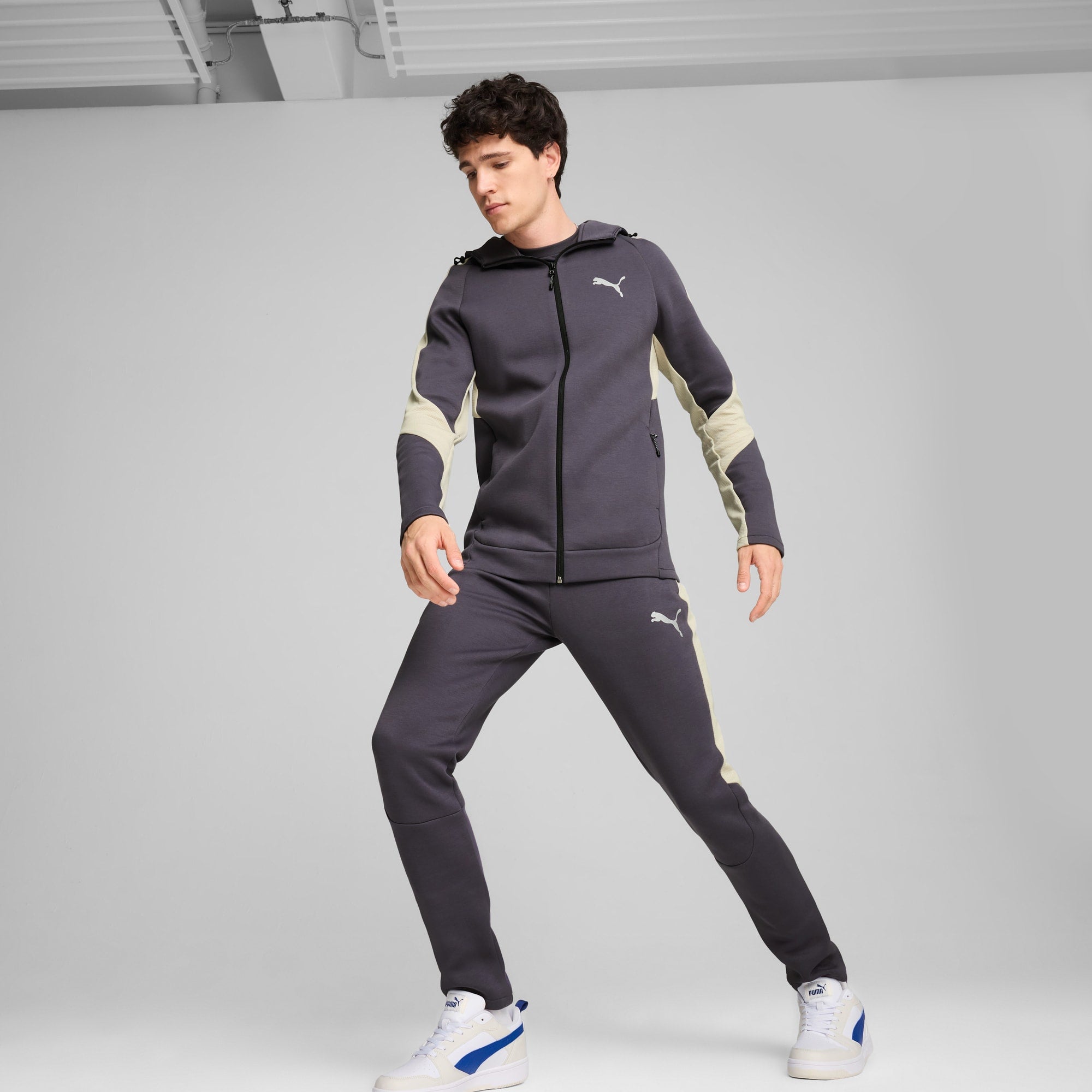 [681700-69] Mens Puma Evostripe Full-Zip Hoodie