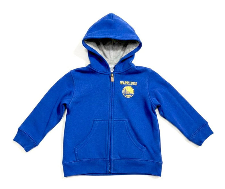 [9K2I1BARD-WAR] TODDLERS NBA STORE NBA GS WARRIORS LOGO FULL ZIPPER HOODIE