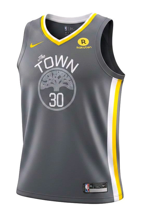 [9Z2B7BZ3P-CURRY] Youth Nike NBA GS Warriors "The Town" Statement Swingman Jersey Steph Curry