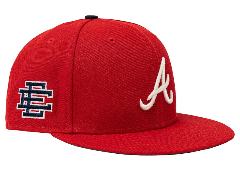 [60184570] MENS NEW ERA X ERIC EMANUEL MLB EE ATL 59FIFTY NEW ERA FITTED HAT