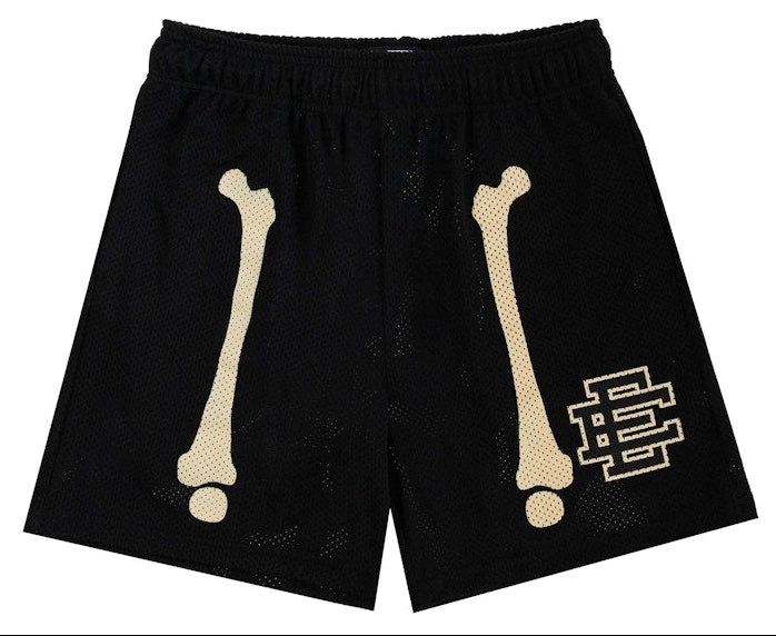 [SHBONMSH-BLKBLK] MENS ERIC EMANUEL EE SHORTS BONES FW23