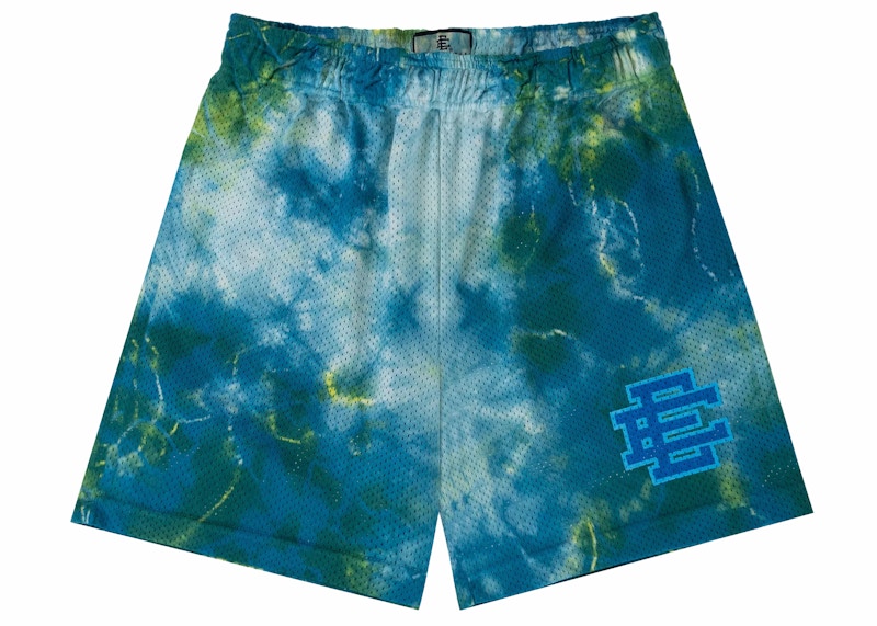 [SHTIEMSH-DSBBLU] MENS ERIC EMANUEL EE SHORTS TYE DIE PATTERN FW23