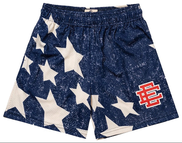 [EE000116] MENS ERIC EMANUEL EE BASIC SHORT DENIM STARS SS23