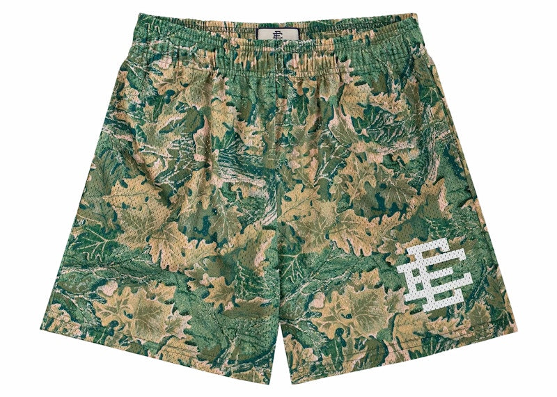 [SHLFCMSH-GRNWHT] MENS ERIC EMANUEL EE SHORTS CORE MESH FW23