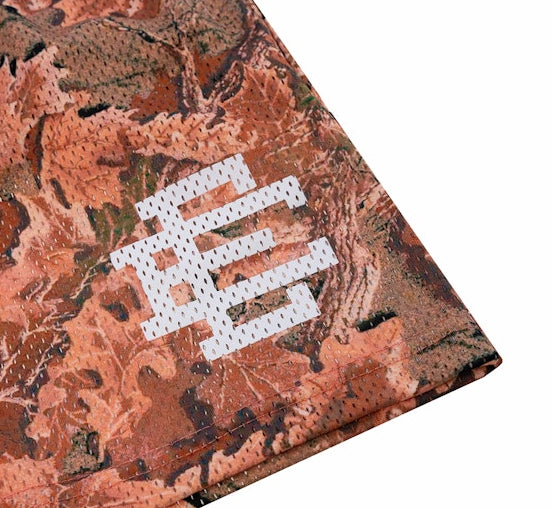 [SHLFCMSH-ORGWHT] MENS ERIC EMANUEL EE SHORTS LEAT CAMO FW23