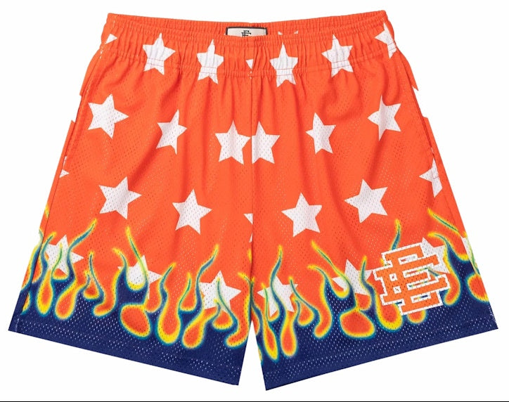 [EE000080] MENS ERIC EMANUEL EE BASIC SHORT ORANGE FLAME FW22