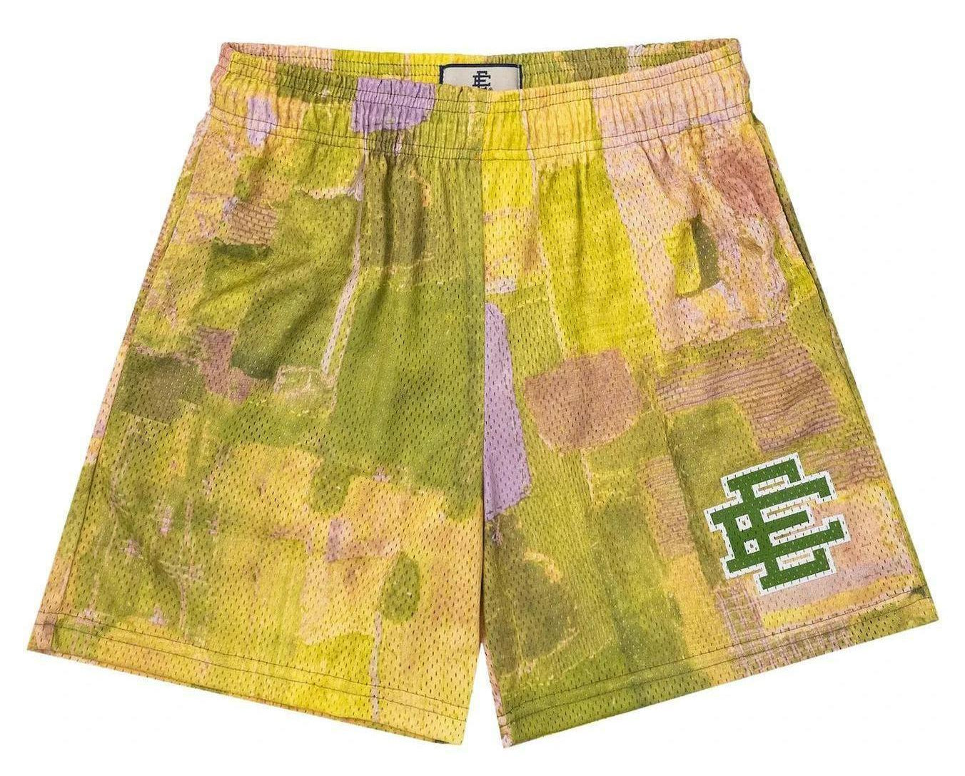 [EE000025] MENS ERIC EMANUEL EE BASIC SHORT YELLOW BORO PATCHWORK