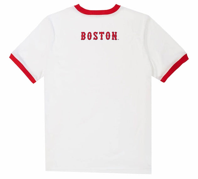 [EE0000552] MENS ERIC EMANUEL EE RINGER T-SHIRT BOSTON RED SOX FW23