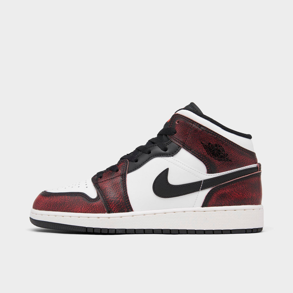 [FB0568-006] GRADE SCHOOL AIR JORDAN RETRO 1 MID WEAR-AWAY CHICAGO (GS)'