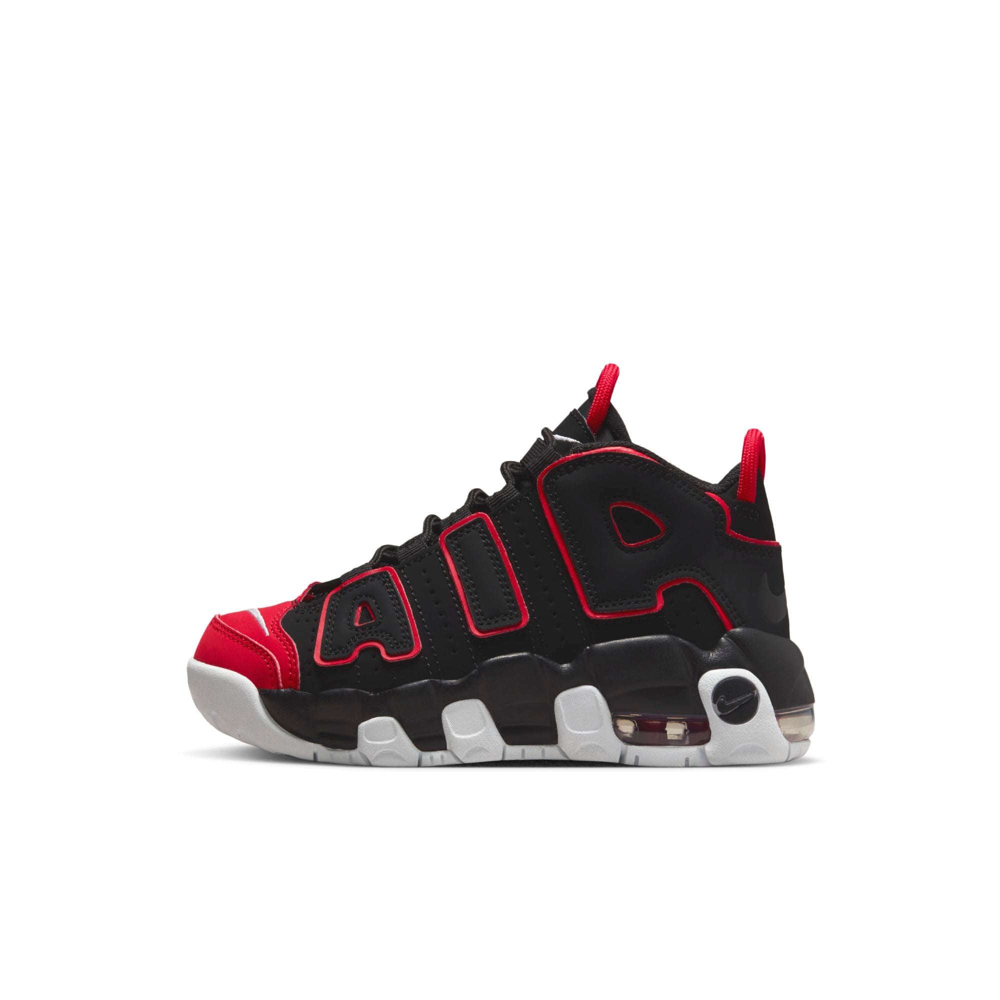 [FB1343-001] Preschool Air Jordan AIR MORE UPTEMPO 96 'RED TOE (PS)'
