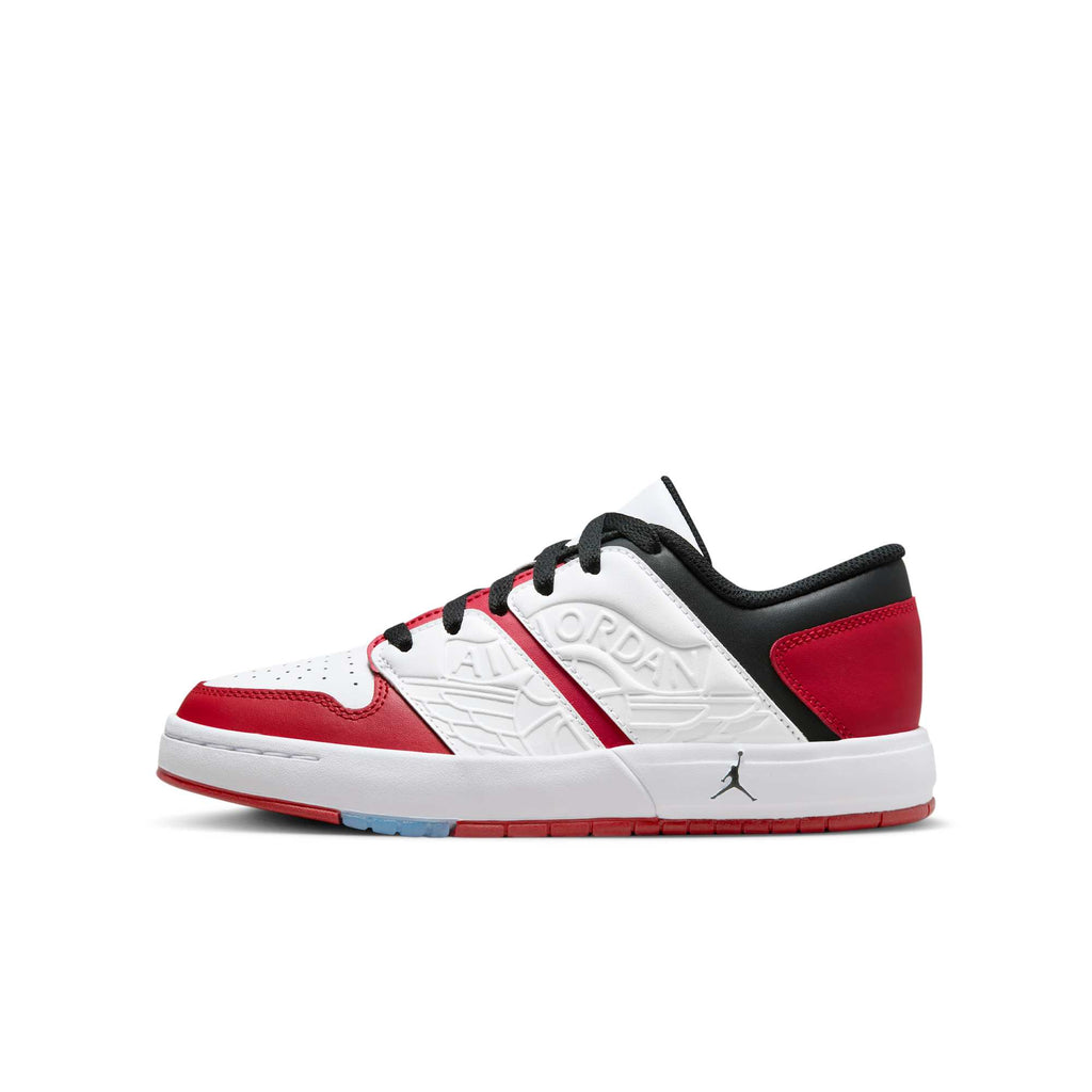 [FB4412-611] GRADE SCHOOL AIR JORDAN RETRO 1 LOW NU 'VARSITY RED WHITE BLACK (GS)'
