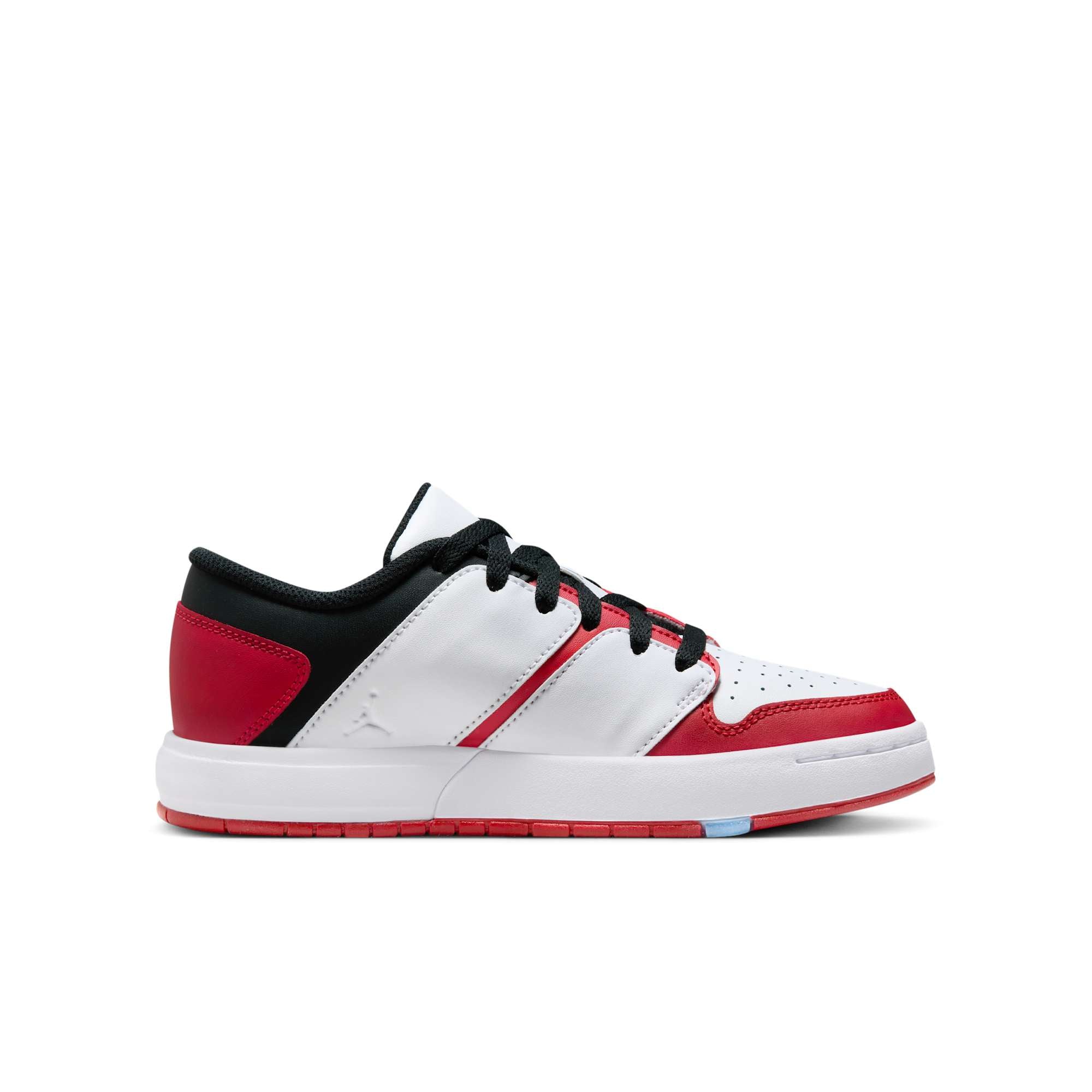 [FB4412-611] GRADE SCHOOL AIR JORDAN RETRO 1 LOW NU 'VARSITY RED WHITE BLACK (GS)'