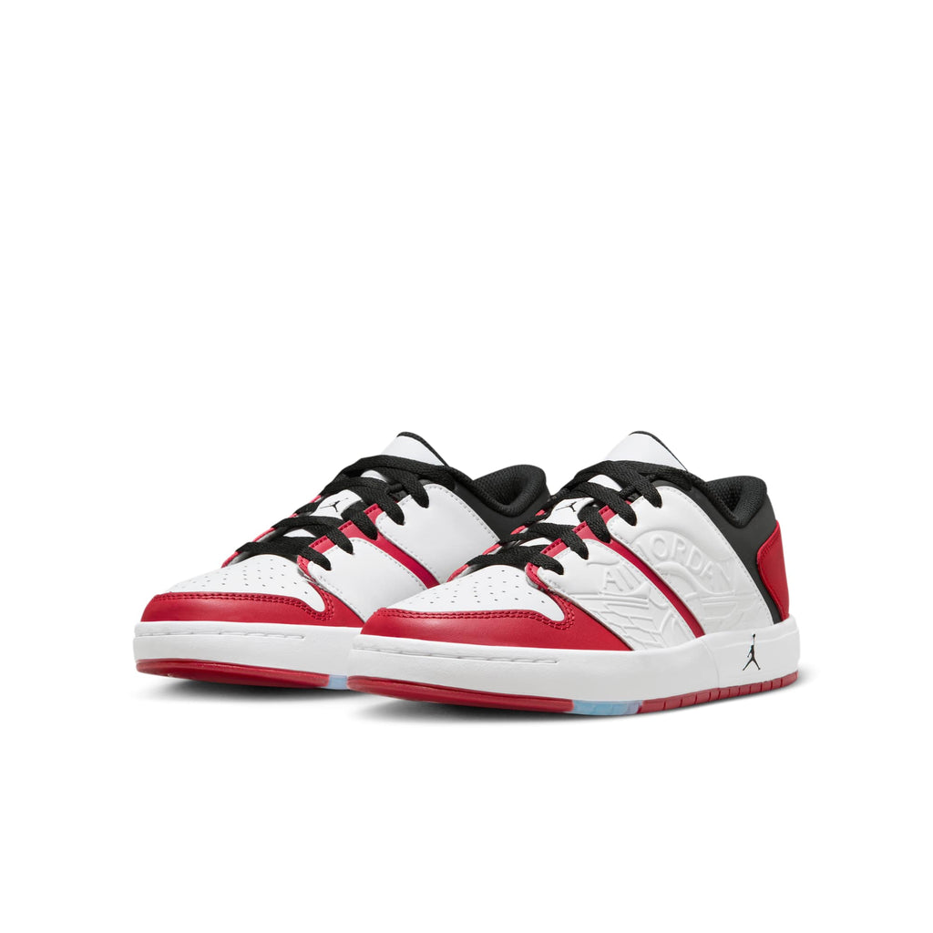 [FB4412-611] GRADE SCHOOL AIR JORDAN RETRO 1 LOW NU 'VARSITY RED WHITE BLACK (GS)'