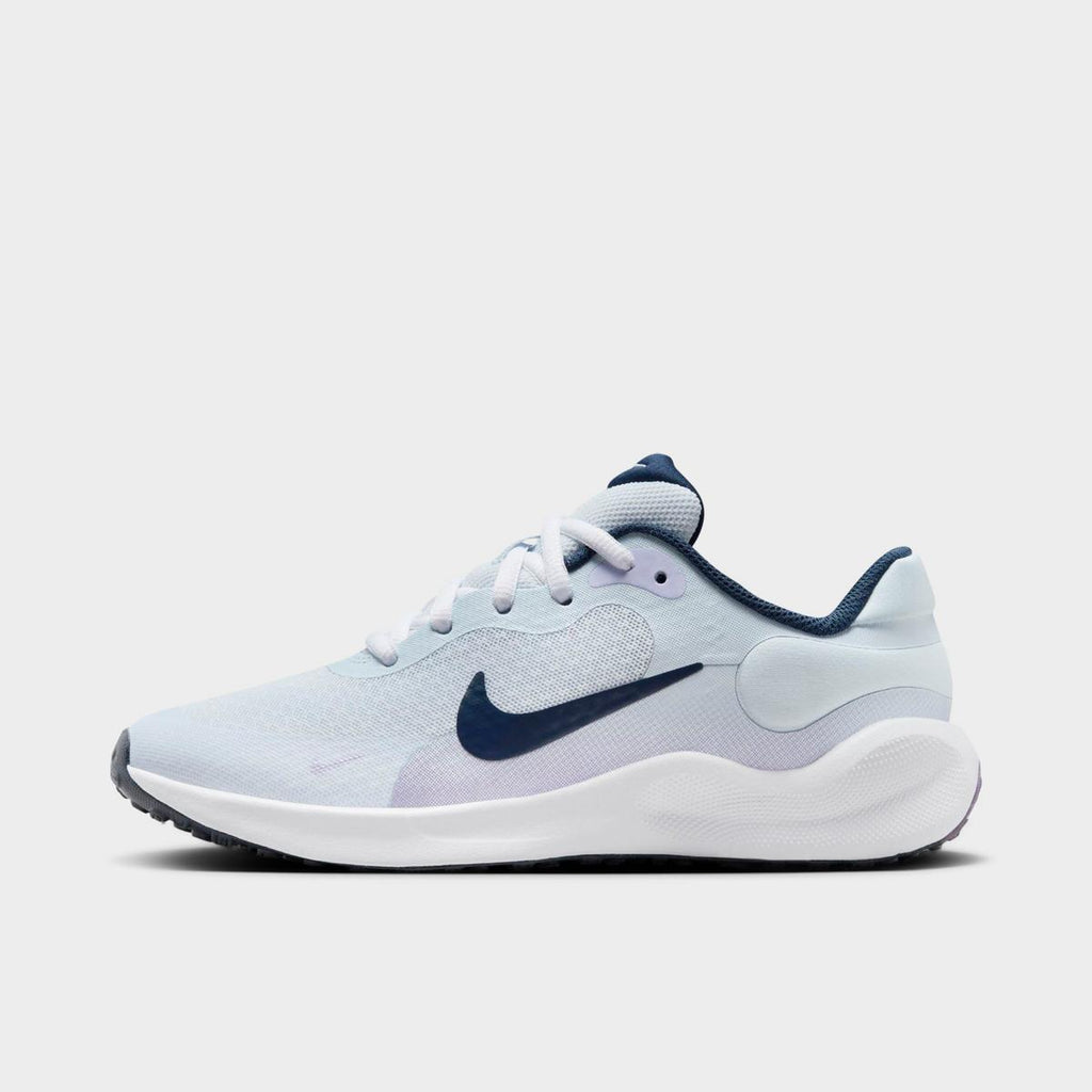 [FB7689-004] GRADE SCHOOL NIKE REVOLUTION 7 'GREY LILAC NAVY'