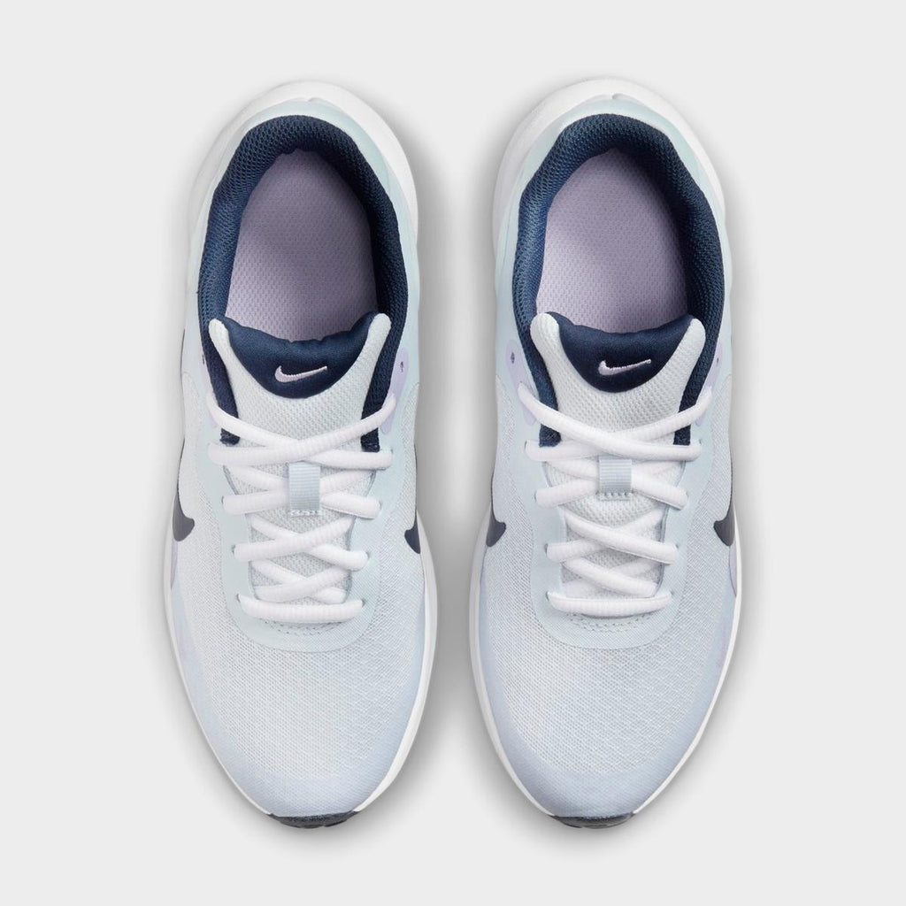 [FB7689-004] GRADE SCHOOL NIKE REVOLUTION 7 'GREY LILAC NAVY'