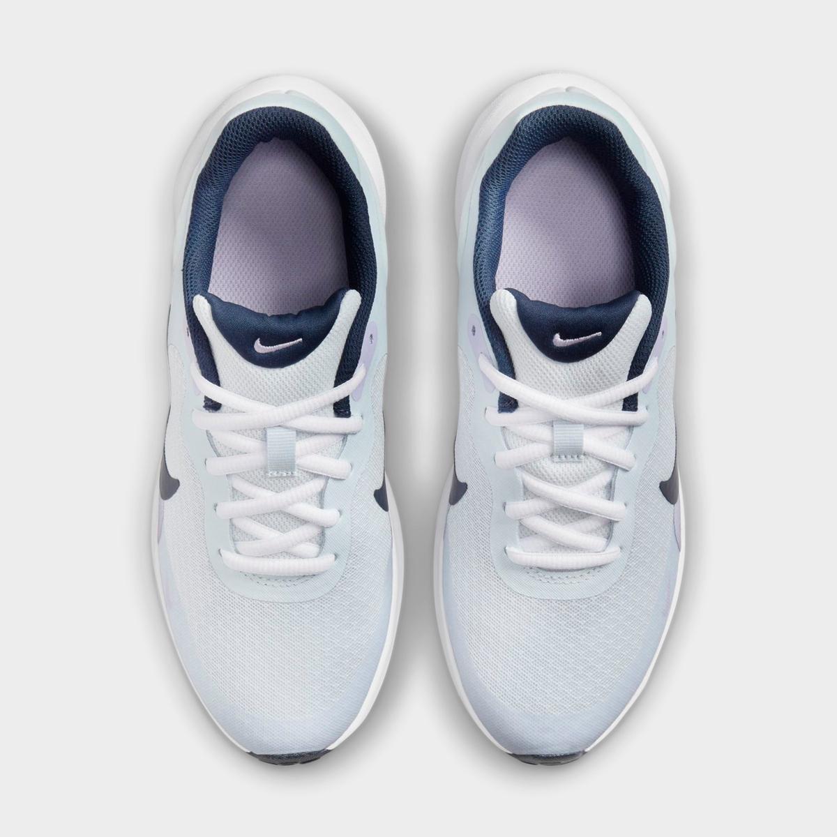 [FB7689-004] GRADE SCHOOL NIKE REVOLUTION 7 'GREY LILAC NAVY'