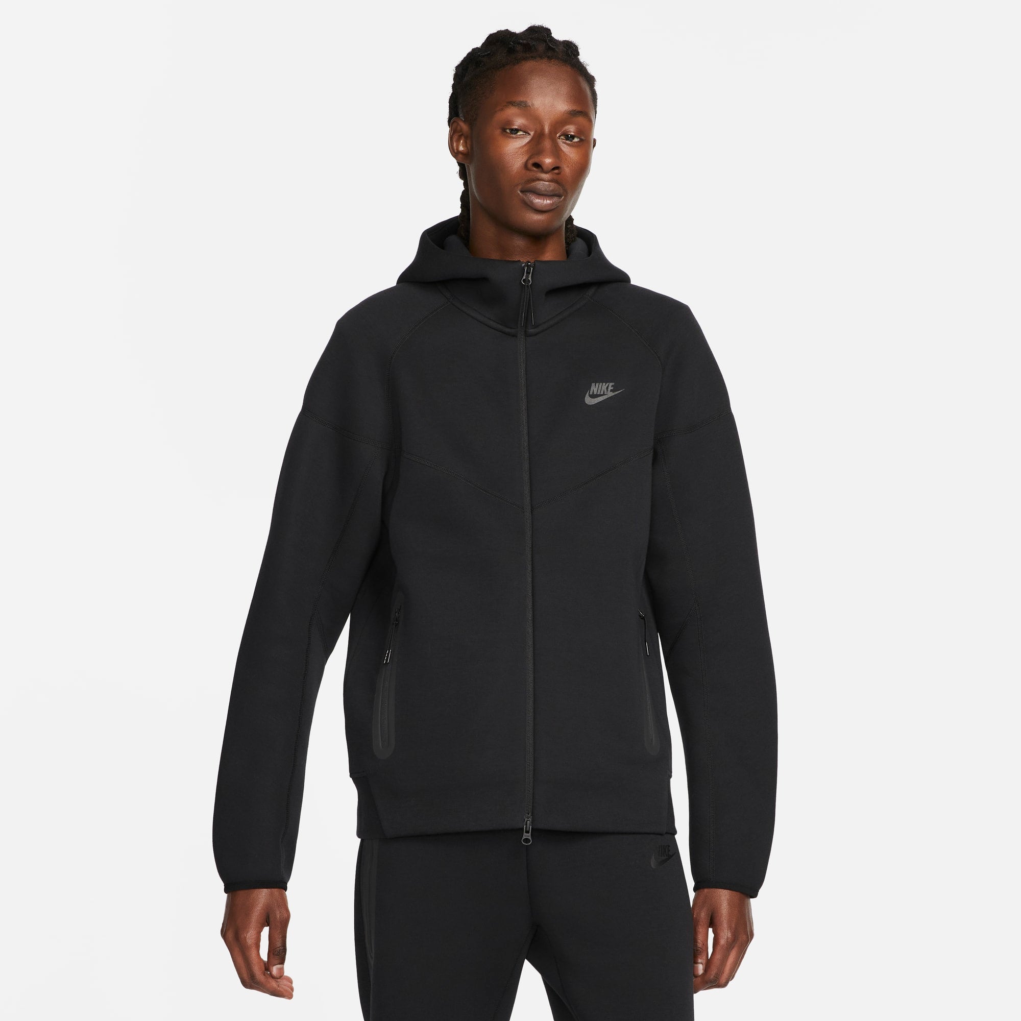 [FB7921-010] MENS NIKE SPORTSWEAR TECH FLEECE WINDRUNNER FULL-ZIP HOODIE
