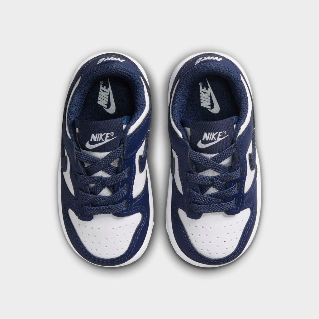 [FB9107-116] TODDLERS NIKE DUNK LOW 'WHITE MIDNIGHT NAVY (TD)'