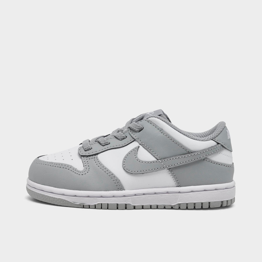 [FB9107-123] TODDLERS NIKE DUNK LOW 'WHITE LIGHT SMOKE GREY (TD)'