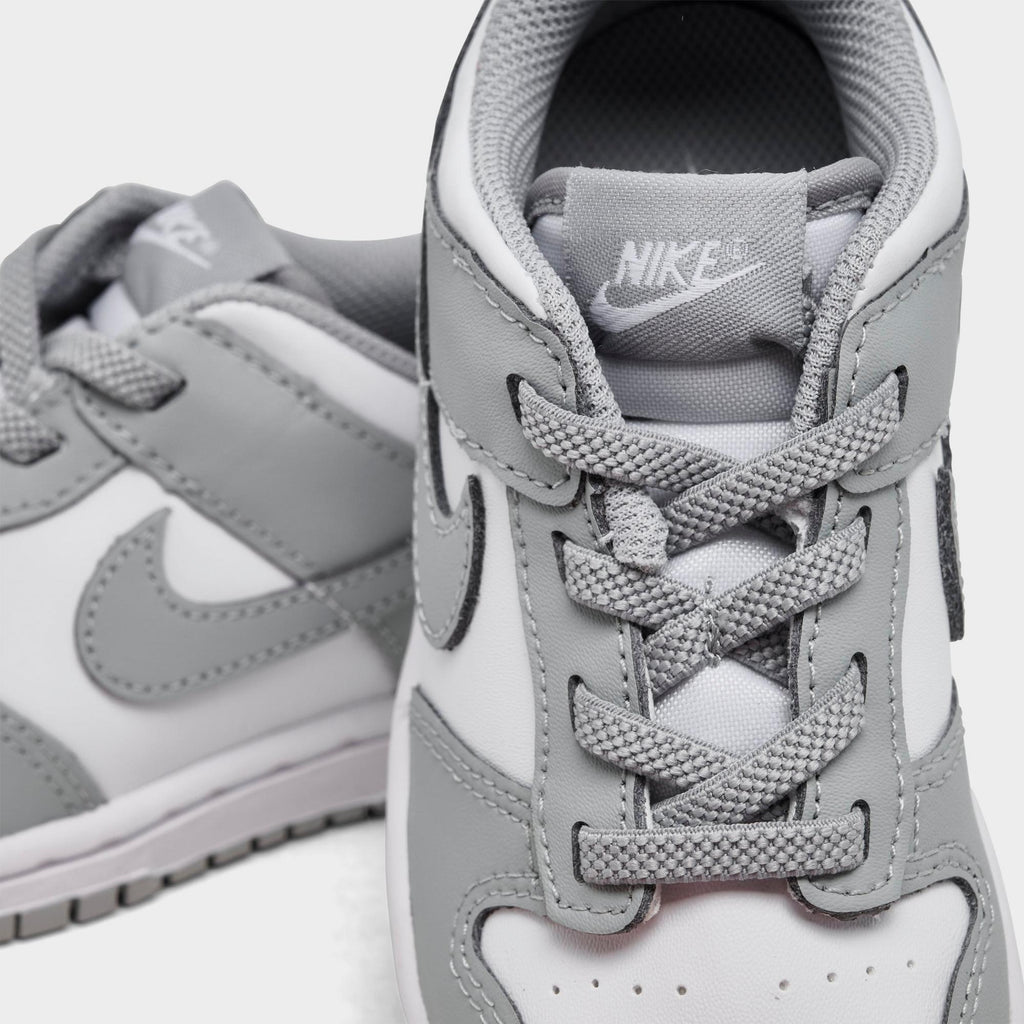 [FB9107-123] TODDLERS NIKE DUNK LOW 'WHITE LIGHT SMOKE GREY (TD)'
